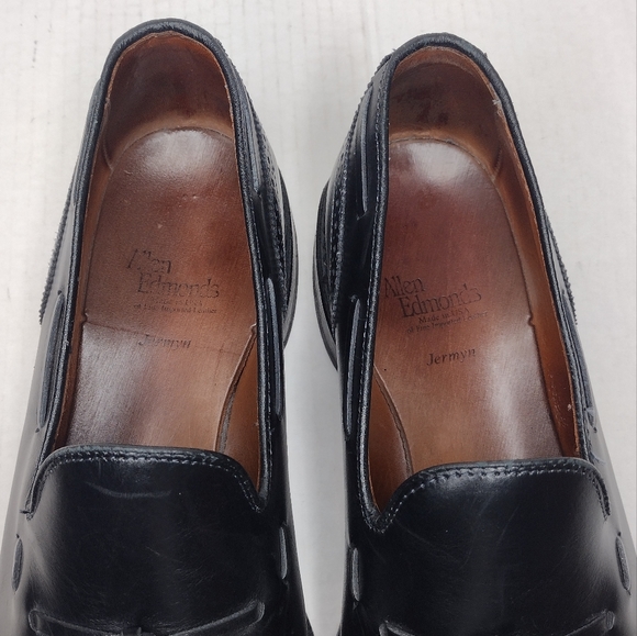 Allen Edmonds Jermyn Men's Leather Slip On Tassel Cap Toe Loafers Shoes Size10.5 - Picture 7 of 15